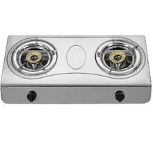 Stainless Steel Double Burner Gas Hob, Gas Stove